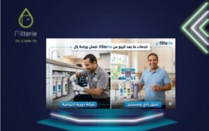 صيانة فلتر المياه بعد التركيب